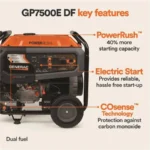 Generac 7500/9400 Watt Open Frame Portable Generator with Electric Start - Image 5