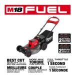 Milwaukee Tool M18 FUEL 18V Brushless Cordless 21-inch Walk Behind Self-Propelled Lawn Mower W/(2) 12.0 Ah Battery - Image 3