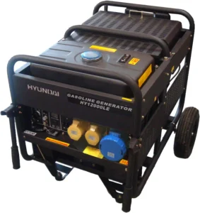 Hyundai 12,000-Watt Gas Powered Portable Generator With Electric Start HG12000E - Image 4