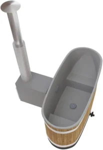 Kirami Original Tiny Hot Tub Thermowood - Image 2